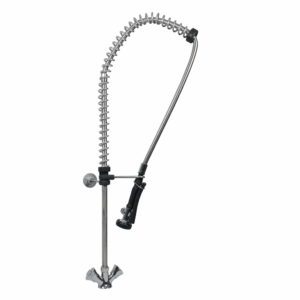 Çift Su Girişli – Tezgaha Monte Ön Durulama Seti Siyah