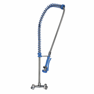 Duvara Monte – Çift Su Girişli Ön Durulama Seti Mavi